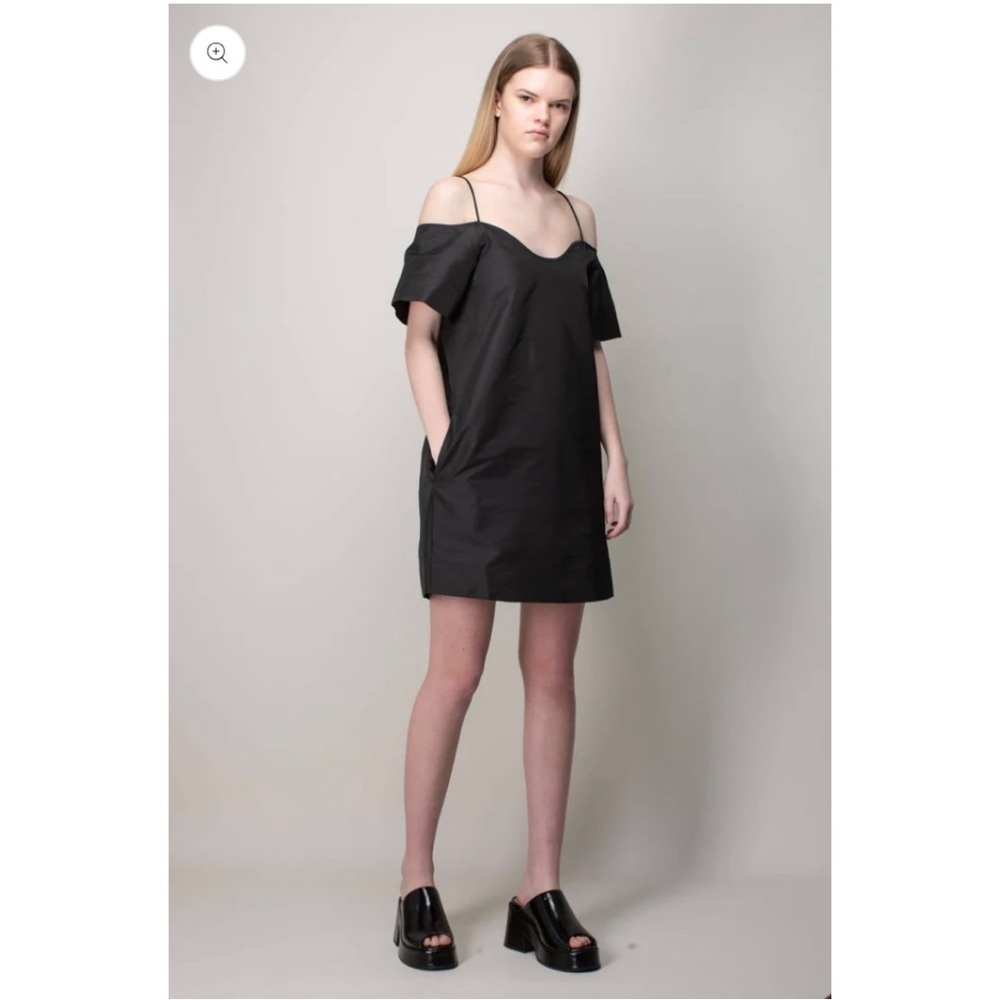 NWOT GANNI Beaded Taffeta Mini Dress